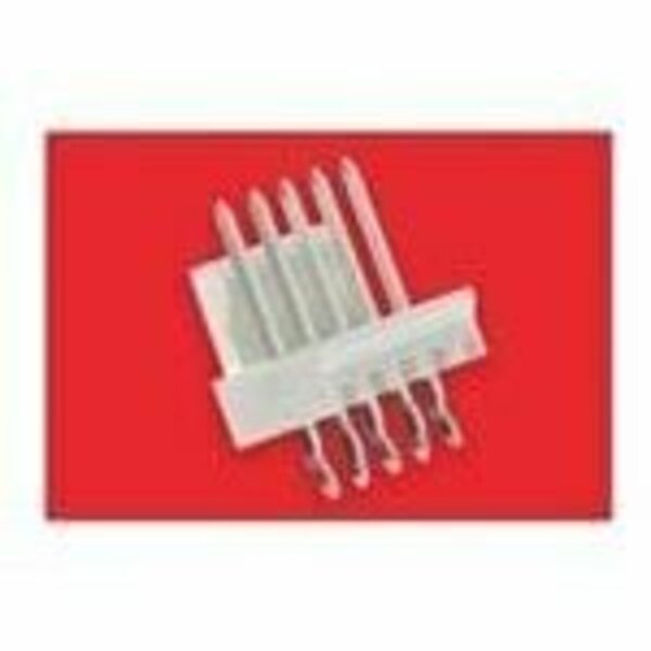 Molex Board Connector, 8 Contact(S), 1 Row(S), Male, Straight, 0.1 Inch Pitch, Solder Terminal, Friction 22235084